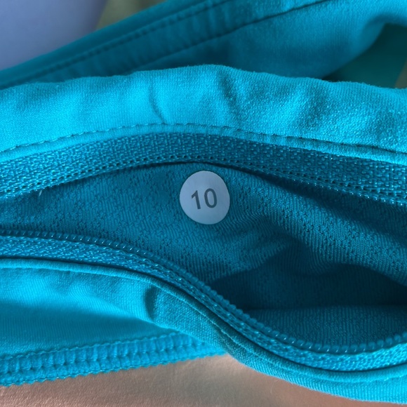 Lululemon Speed Up Shorts Turquoise Size 4 - Picture 5 of 6